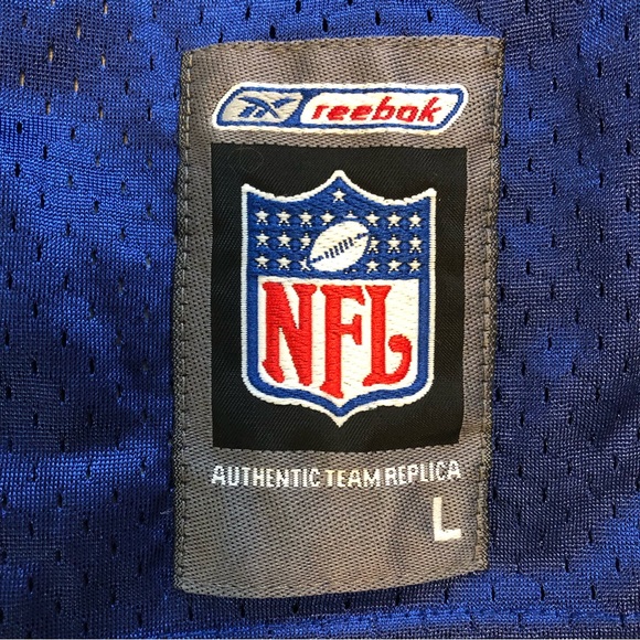 Vintage Reebok NYG Giants NFL Replica Jersey Dayne 27 Blue Men’s Large EUC - Picture 4 of 10